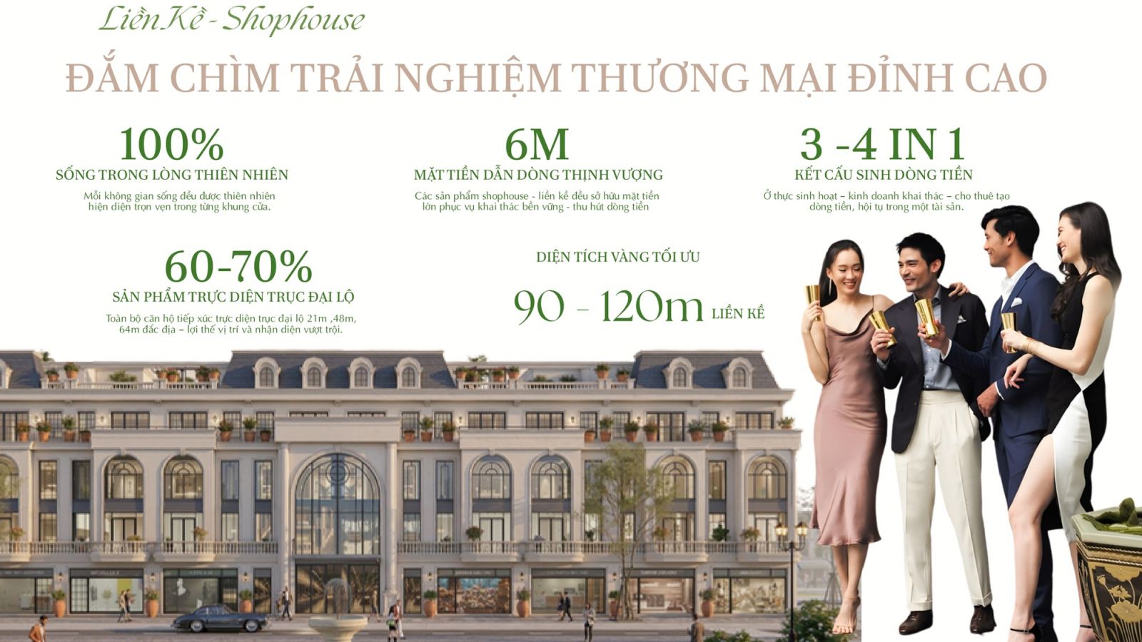 Thiết kế liền kề, shophouse Pearl Rivera Hà Nội