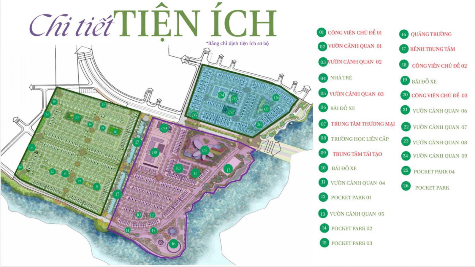 Tiện ích Pearl Rivera Hà Nội