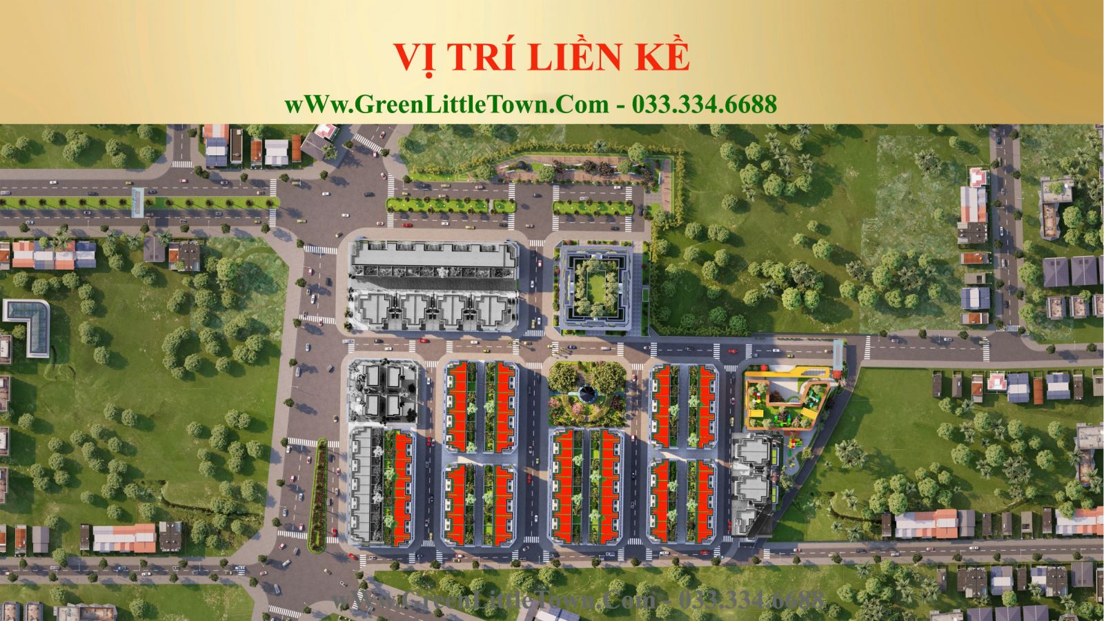 VỊ TRÍ LIỀN KỀ GREEN LITTLE TOWN