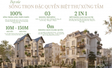 Thiết kế biệt thự đơn lập Pearl Rivera Hà Nội