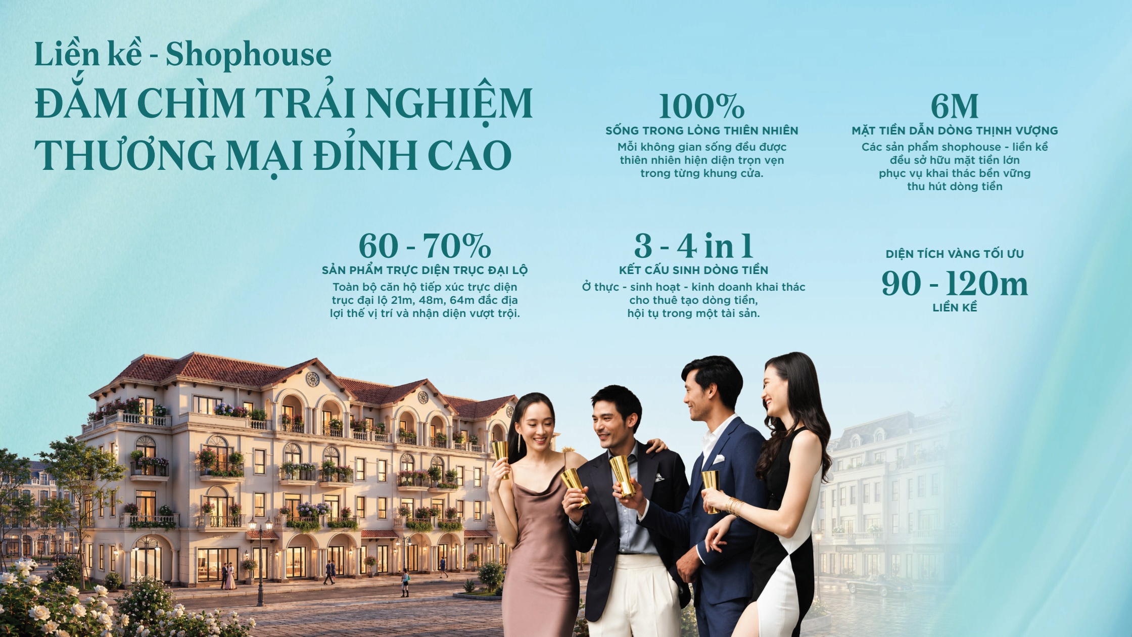 Thiết kế Liền kề - Shophouse Pearl Rivera Hà Nội